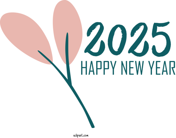 Free Holiday Logo Just Leaf For 2025 NEW YEAR Clipart Transparent Background
