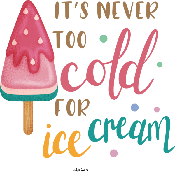 Free Holiday Line Geometry Mathematics For Never Too Cold For Ice Cream Clipart Transparent Background