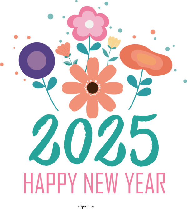 Free Holiday Mother's Day Holiday Flower For 2025 NEW YEAR Clipart Transparent Background