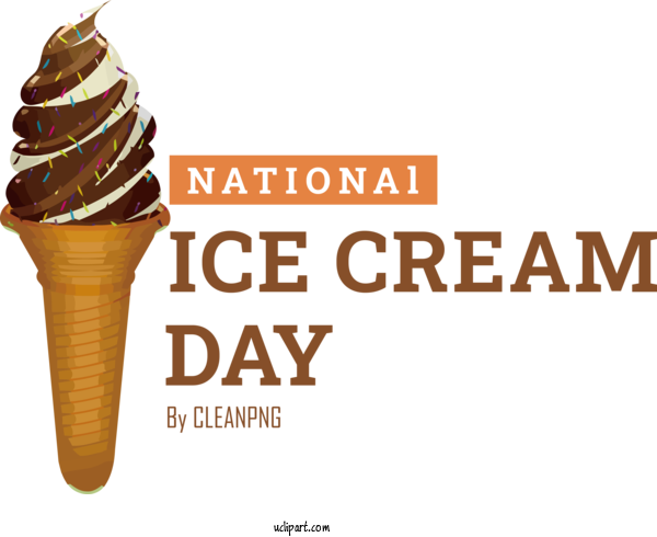 Free Holiday Ice Cream Cone Battered Ice Cream Ice Cream For National Ice Cream Day Clipart Transparent Background