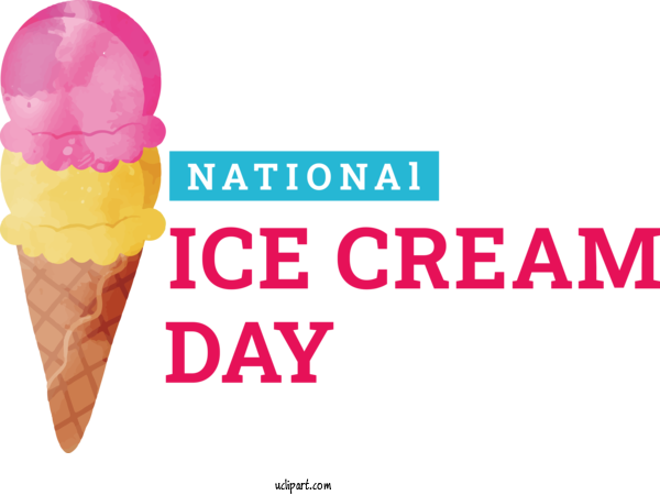 Free Holiday Ice Cream Ice Cream Cone World Book Day For National Ice Cream Day Clipart Transparent Background
