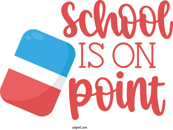 Free Holiday Design Logo Text For School Is On Point Clipart Transparent Background