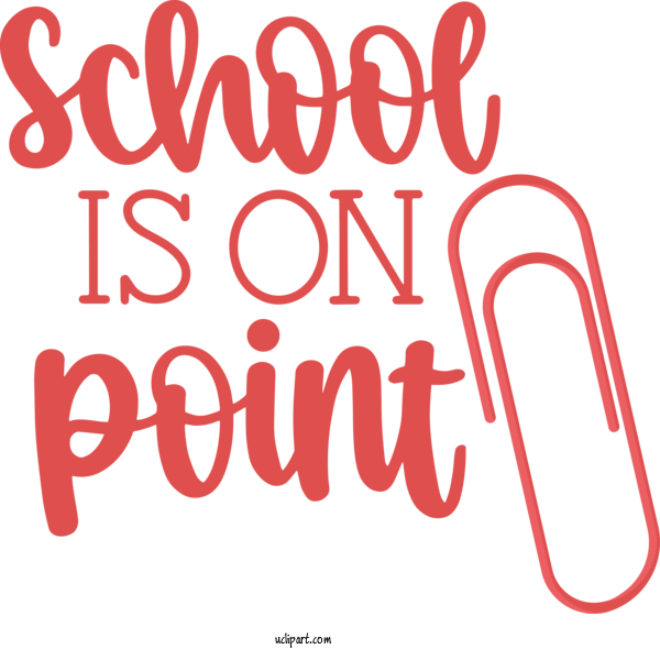 Free Holiday Logo Calligraphy Line For School Is On Point Clipart Transparent Background