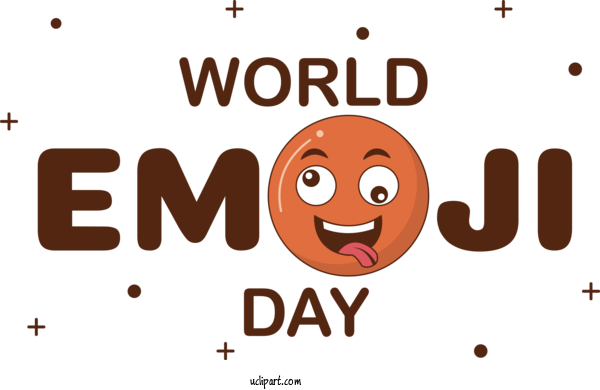 Free Holiday Human Logo Cartoon For World Emoji Day Clipart Transparent Background