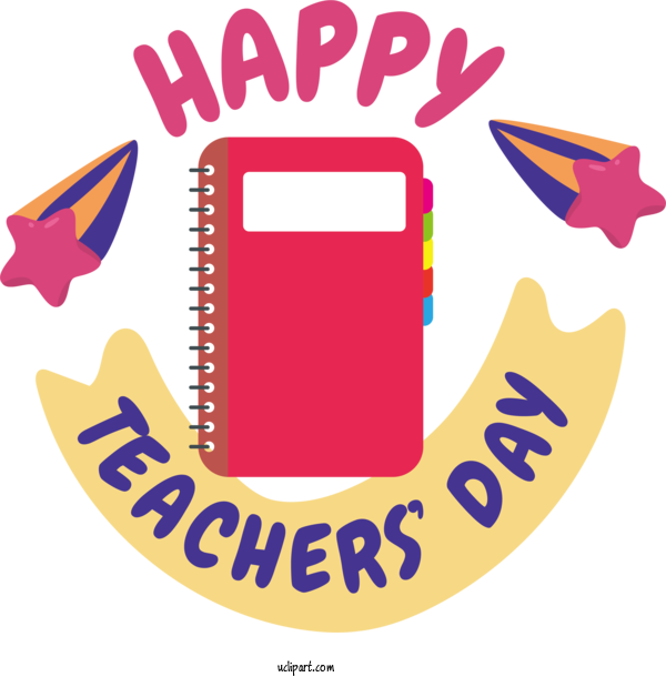 Free Holiday Logo Symbol Line For Happy Teachers Day Clipart Transparent Background