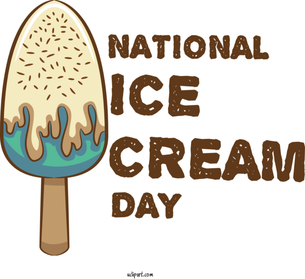 Free Holiday Human Design Behavior For National Ice Cream Day Clipart Transparent Background