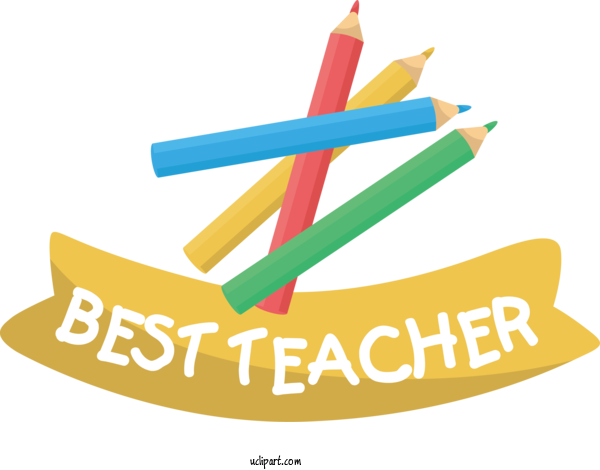 Free Holiday Logo Design Line For Best Teacher Clipart Transparent Background