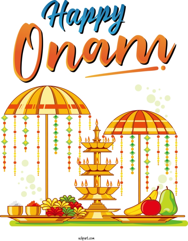 Free Holiday Onam Festival Banana For Happy Onam Day Clipart Transparent Background