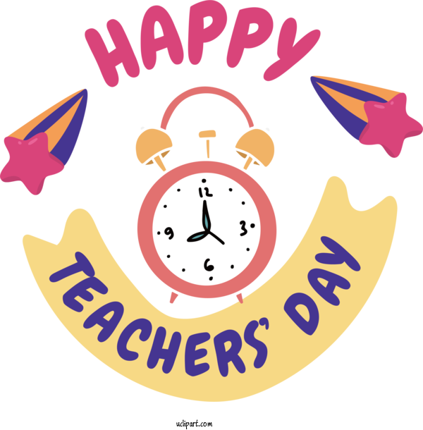 Free Holiday Line Happiness Mathematics For Happy Teachers Day Clipart Transparent Background
