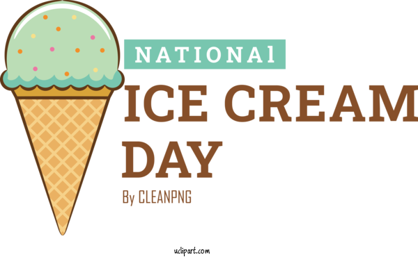 Free Holiday Ice Cream Ice Cream Cone Dairy Product For National Ice Cream Day Clipart Transparent Background
