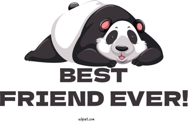 Free Holiday Bears Logo Font For Best Friend Ever Clipart Transparent Background