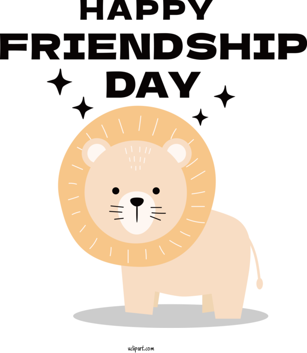 Free Holiday Dog Cat Human For Friendship Day Clipart Transparent Background