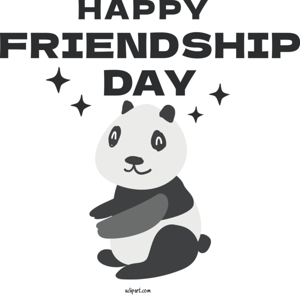Free Holiday Design Dog Human For Friendship Day Clipart Transparent Background
