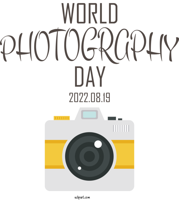 Free Holiday Camera Camera Lens Logo For World Photography Day Clipart Transparent Background