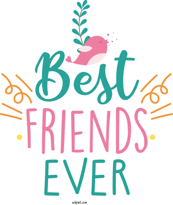 Free Holiday Logo Design Text For Best Friends Ever Clipart Transparent Background
