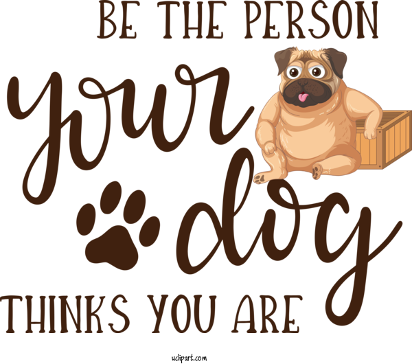 Free Holiday Dog Snout Logo For Dog Day Clipart Transparent Background