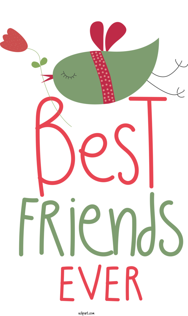 Free Holiday Leaf Design Floral Design For Best Friends Ever Clipart Transparent Background