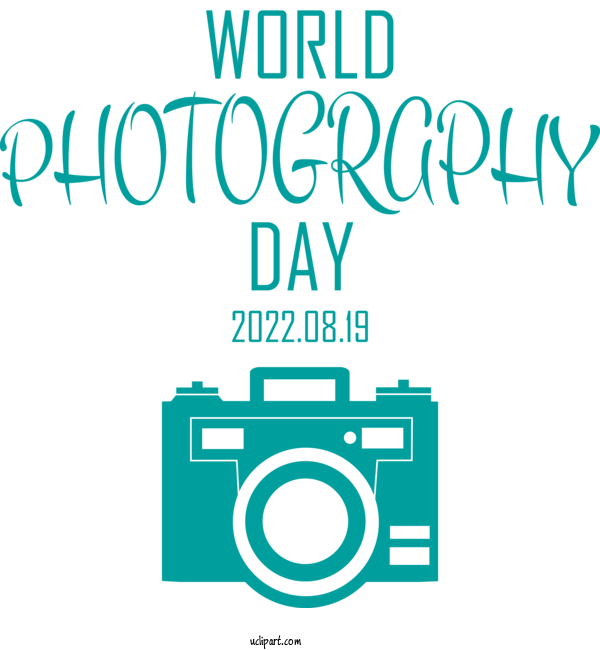 Free Holiday Design Human Logo For World Photography Day Clipart Transparent Background