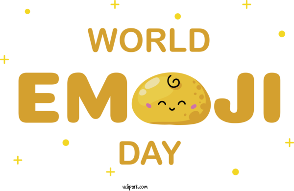 Free Holiday Smiley For World Emoji Day Clipart Transparent Background