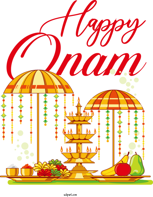 Free Holiday Human Happiness Onam For Happy Onam Clipart Transparent Background