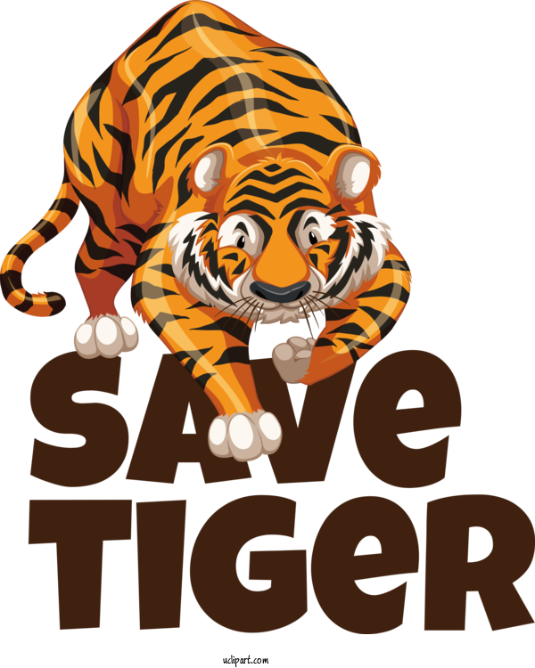 Free Holiday Tiger Royalty Free Stock.xchng For Save Tiger Clipart Transparent Background