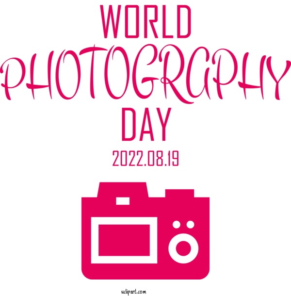 Free Holiday Logo Font Botan, Pekin Street For World Photography Day Clipart Transparent Background