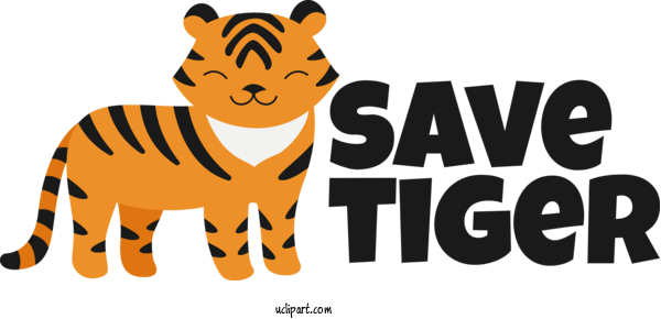 Free Holiday Lion Cat International Tiger Day For Save Tiger Clipart Transparent Background