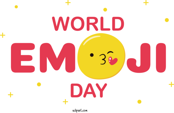 Free Holiday Smiley Happiness Yellow For World Emoji Day Clipart Transparent Background