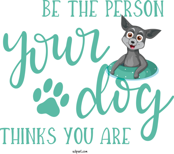 Free Holiday Cat Dog Logo For Dog Day Clipart Transparent Background