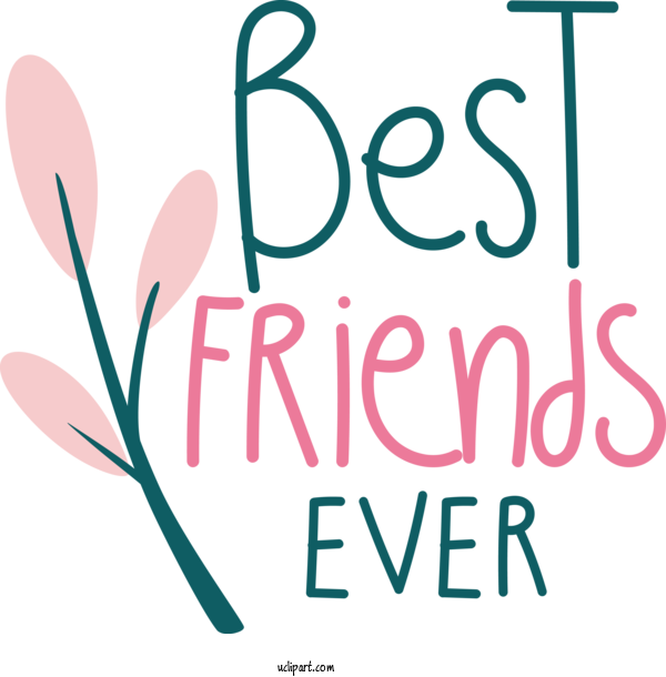 Free Holiday Design Logo Line For Friendship Day Clipart Transparent Background