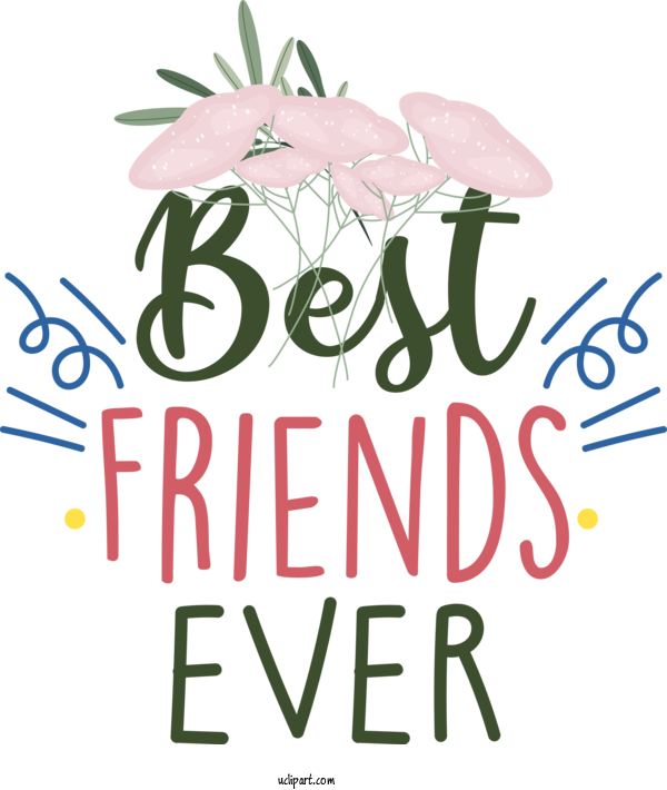 Free Holiday Cut Flowers Floral Design Flower For Friendship Day Clipart Transparent Background