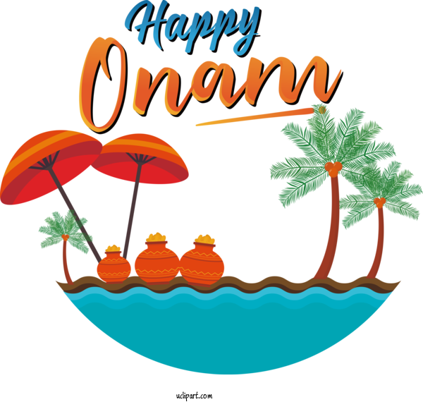 Free Holiday Festival Kerala Festival Onam For Happy Onam Clipart Transparent Background