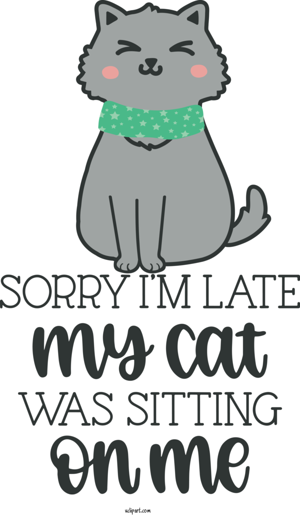 Free Holiday Cat Like Human Cat For Cat Day Clipart Transparent Background