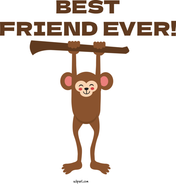 Free Holiday Human Reindeer Cartoon For Friendship Day Clipart Transparent Background