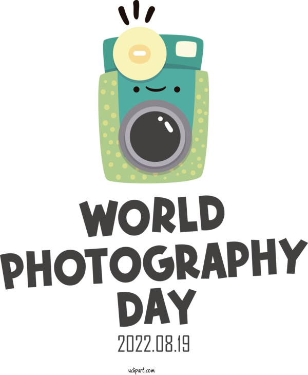 Free Holiday Design Human Logo For World Photography Day Clipart Transparent Background