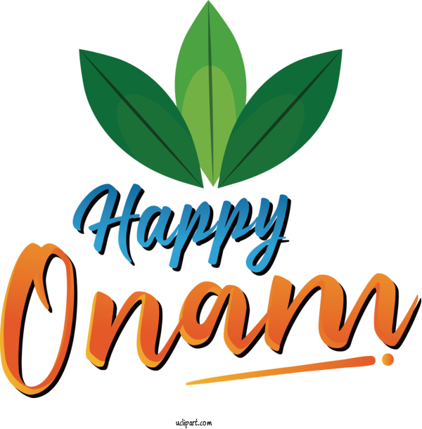 Free Holiday Leaf Logo Tree For Happy Onam Clipart Transparent Background