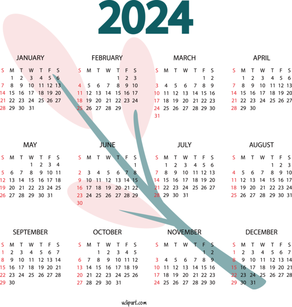 2024 Calendar Calendar Design Plan For 2024 Yearly Calendar 2024