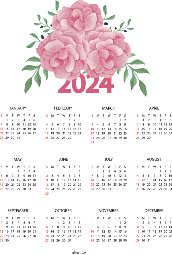 Free 2024 Yearly Calendar Aztec Sun Stone Calendar Gregorian Calendar For 2024 Yearly Printable Calendar Clipart Transparent Background