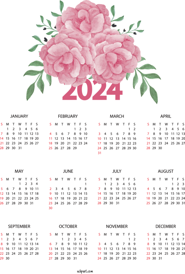 2024 Yearly Calendar Aztec Sun Stone Calendar Gregorian Calendar For ...