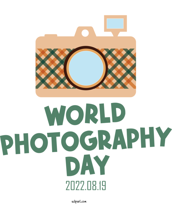 Free Holiday Design Logo Text For World Photography Day Clipart Transparent Background