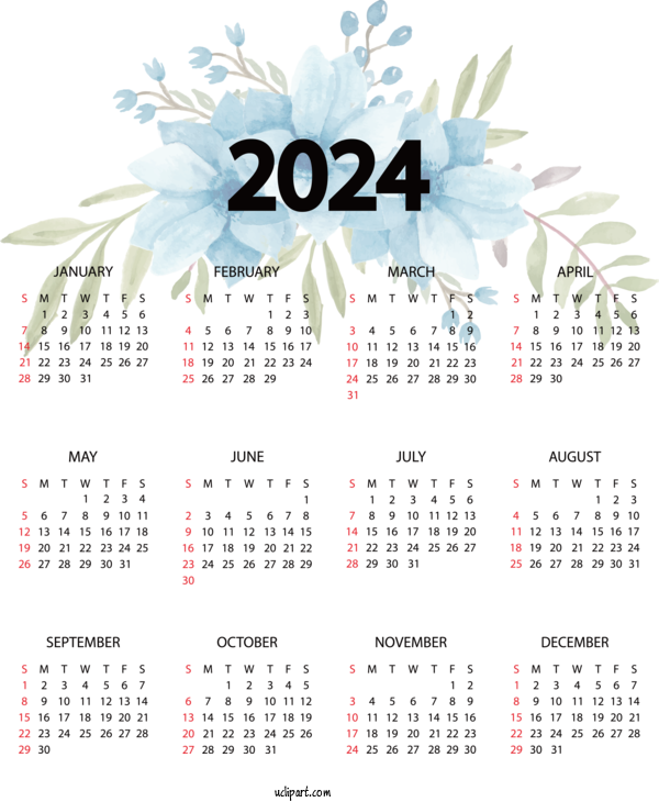 Free 2024 Yearly Calendar May Calendar Calendar Islamic Calendar For 2024 Yearly Printable Calendar Clipart Transparent Background