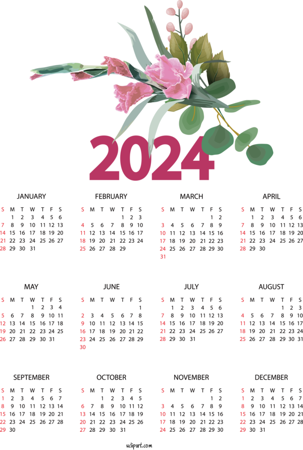 Free 2024 Yearly Calendar Calendar Aztec Sun Stone Design For 2024 Yearly Printable Calendar Clipart Transparent Background