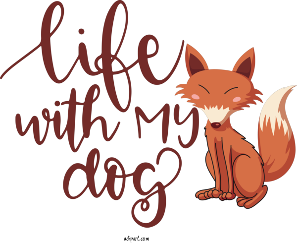 Free Holiday Cat Red Fox Dog For Dog Day Clipart Transparent Background
