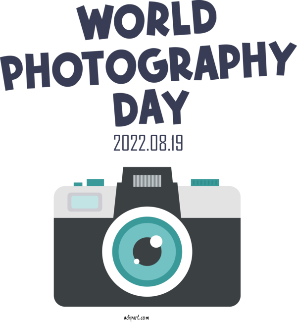 Free Holiday Camera Camera Accessory Logo For World Photography Day Clipart Transparent Background