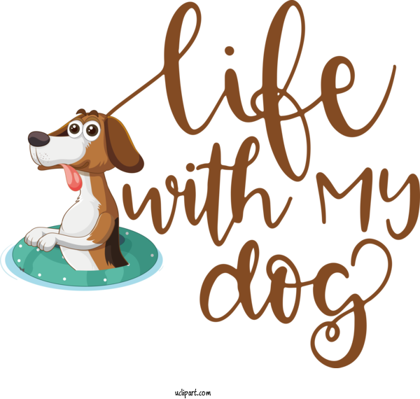 Free Holiday Dog Puppy Logo For Dog Day Clipart Transparent Background