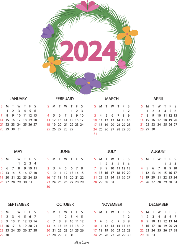 Free 2024 Yearly Calendar Calendar May Calendar 2023 For 2024 Yearly Printable Calendar Clipart Transparent Background