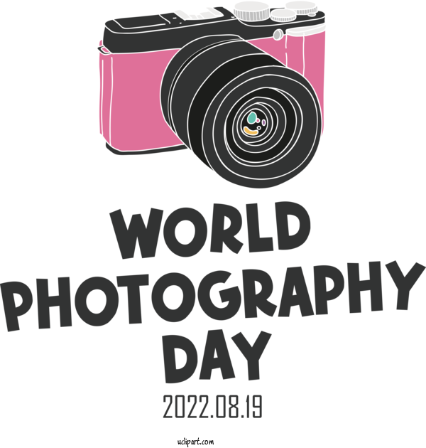 Free Holiday Camera Lens Mirrorless Interchangeable Lens Camera Camera For World Photography Day Clipart Transparent Background