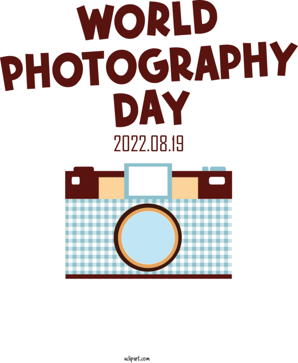 Free Holiday Design Font Line For World Photography Day Clipart Transparent Background