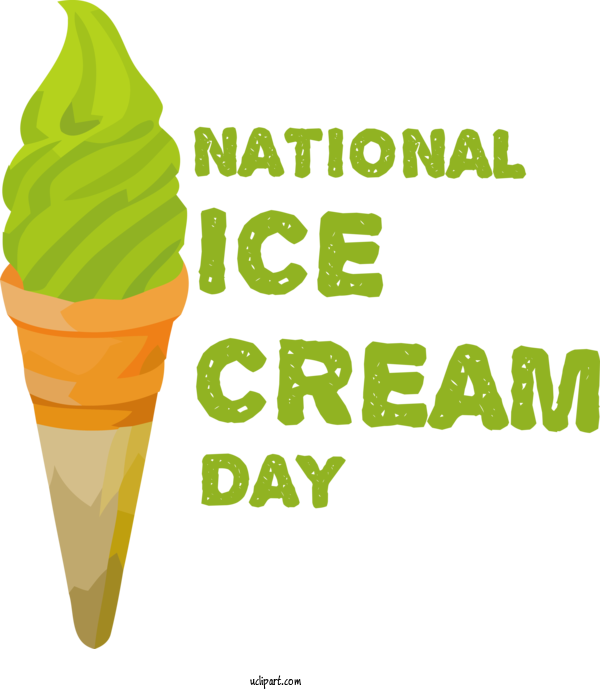Free Holiday Ice Cream Ice Cream Cone For National Ice Cream Day Clipart Transparent Background