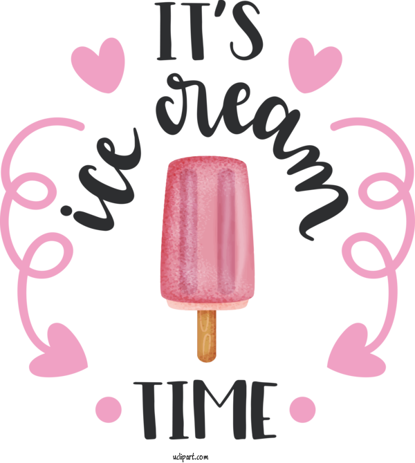 Free Holiday Design Lips For Ice Cream Time Clipart Transparent Background